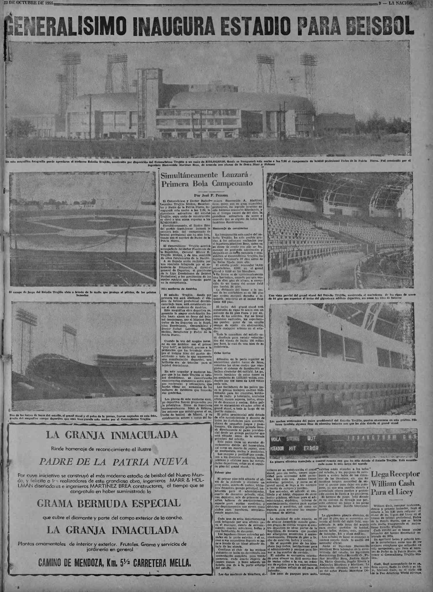 Octubre 23, 1955 LA NACION (pagina)