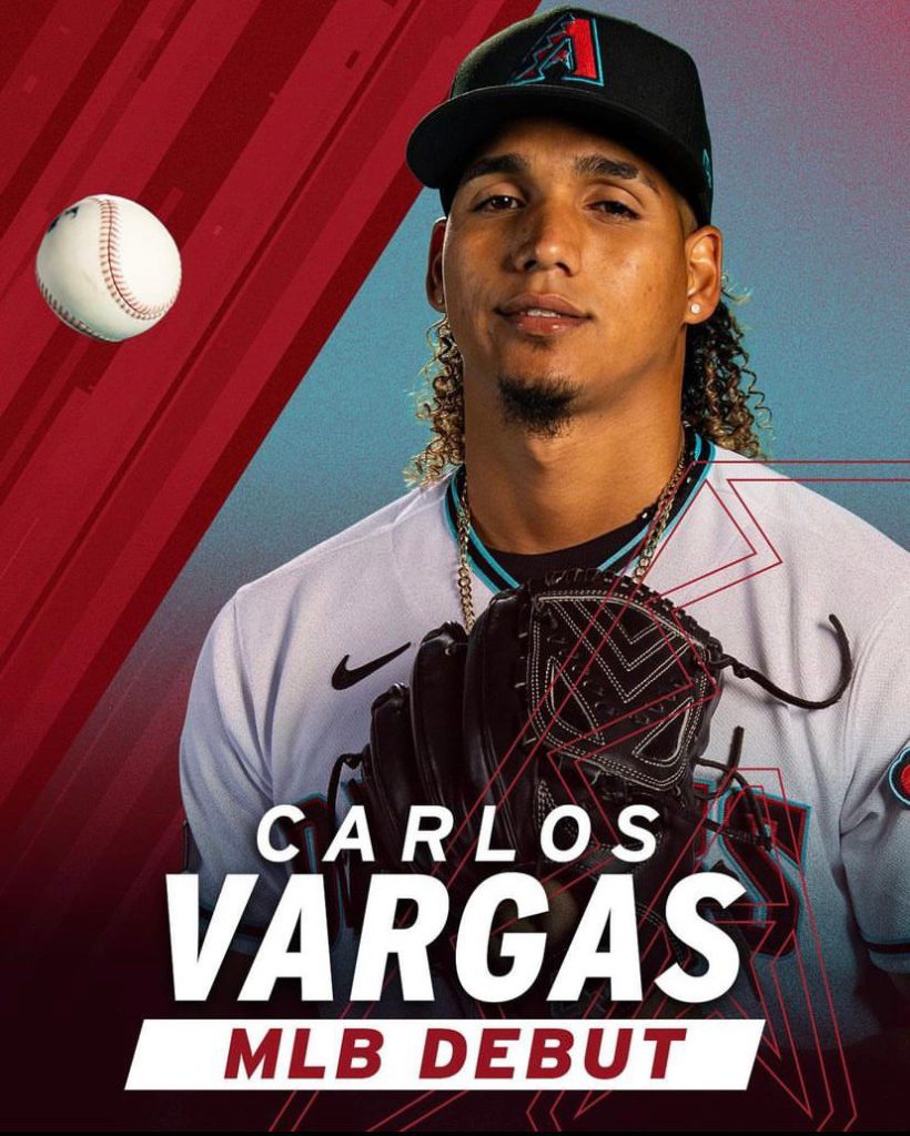 Carlos Vargas, dominicano 885 que debuta en Las Mayores
