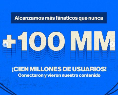 Licey registra 100 millones de usuarios en social media Licey registra 100 millones de usuarios en social media