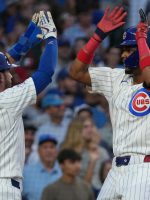 Kevin Alcántara pega su primer jonrón en las Grandes Ligas