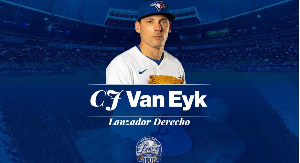 Licey anuncia a CJ Van Eyk como refuerzo