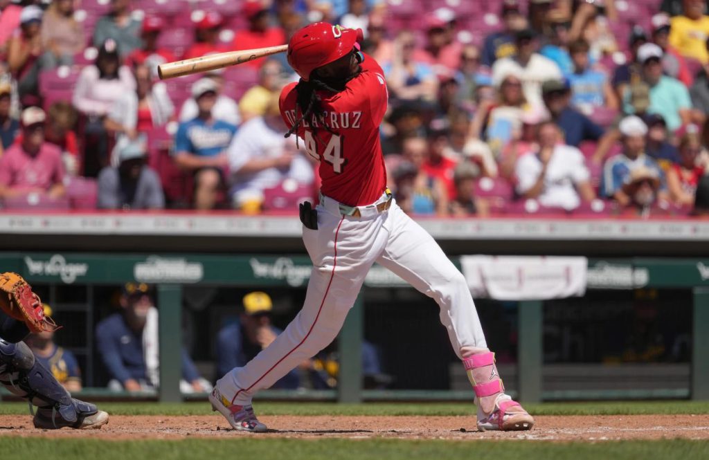 Elly De La Cruz batea cuadrangular y doble en las Grandes Ligas Elly De La Cruz batea cuadrangular y doble en las Grandes Ligas