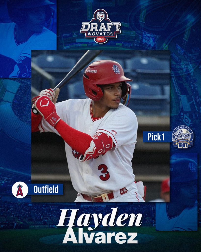 Hayden Álvarez a bordo; nueva joya que lidera draft Licey Hayden Álvarez a bordo; nueva joya que lidera draft Licey