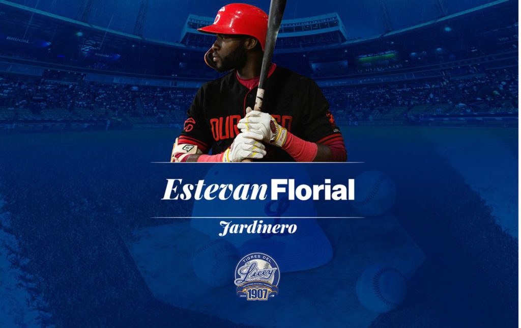 Estevan Florial reforzará los jardines del Licey esta temporada Estevan Florial reforzará los jardines del Licey esta temporada