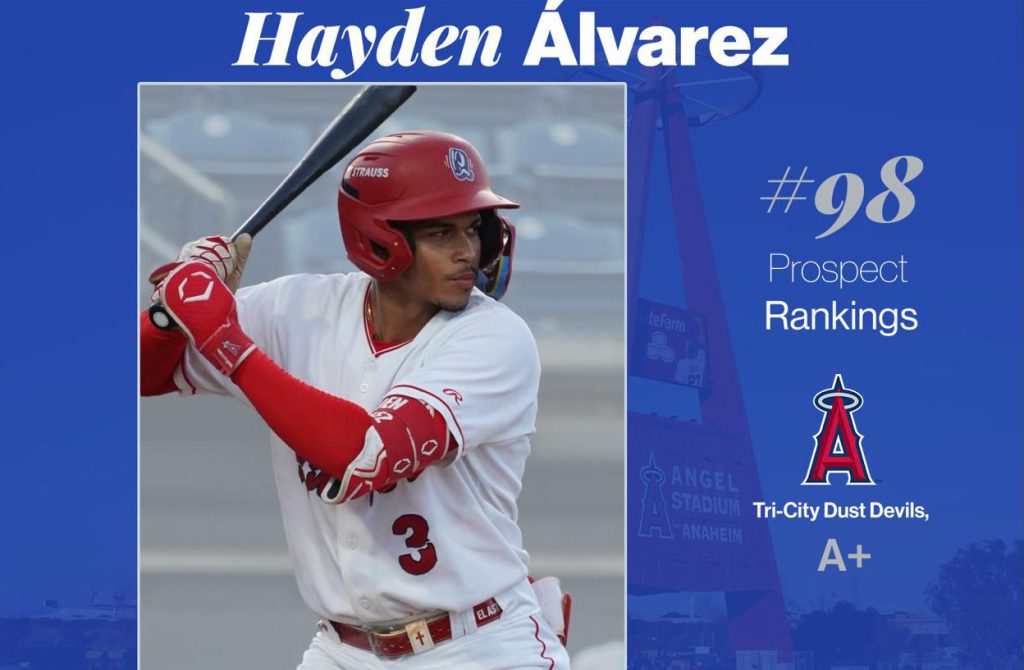 Hayden Álvarez ingresa al Top 100 de prospectos MLB Hayden Álvarez ingresa al Top 100 de prospectos MLB